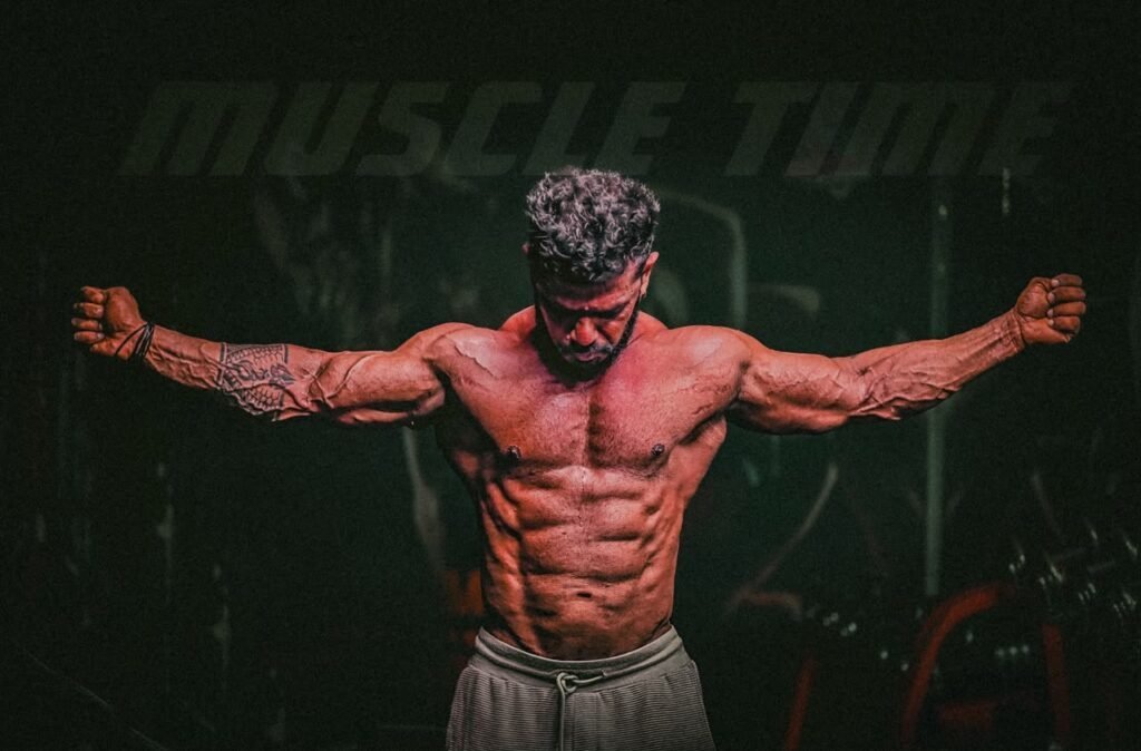 Muscle Time Fitness physique photo shoot